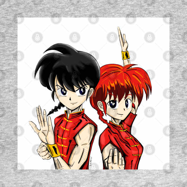 ranma one half or 1/2 by jorge_lebeau